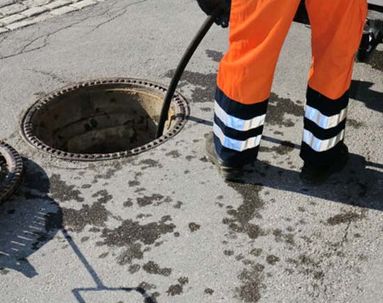 Travaux de terrassement pour l'assainissement