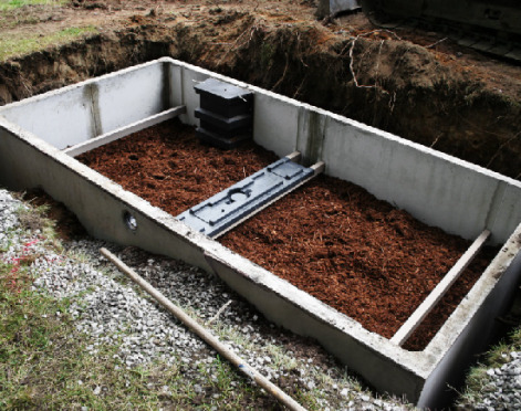 Terrassement pour fosse septique