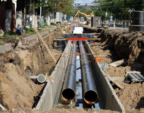 Canalisation sous voirie